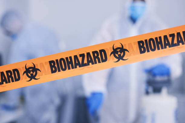 Professional Biohazard Cleanup technician working in Shepherd, TX